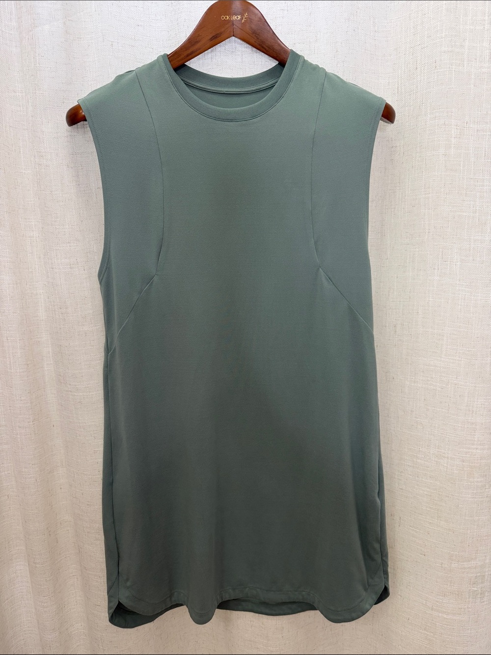 Varley Round Neck Sleeveless Green Dress Size Small Excellent Condition